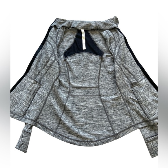 Lululemon Gray Black Define Jacket Full Zip Gorpcore sport Gym Athletic 6 S - Picture 8 of 11